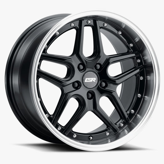 18X9.5 5X114.3 +22 GLOSS BLACK CS15.2 89551422 CS15R2GBLK-ML