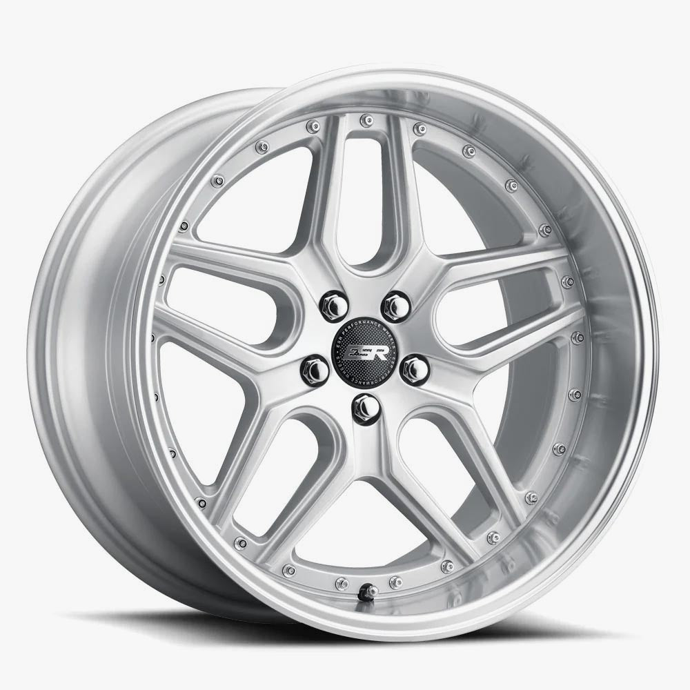 18X10.5 5X100 +22 72.56 HYPER SILVER MACHINE LIP CS15 80550022 CS15HS-ML