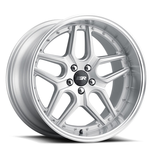 18X9.5 5X114.3 +22 SILVER MACHINE LIP CS15.2 89551422 CS15R2HS-ML