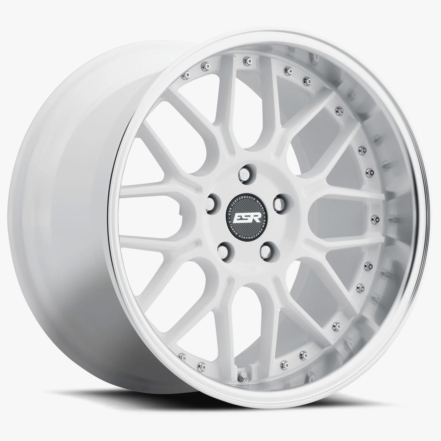 19X8.5 5X114.3 +35 GLOSS WHITE MACHINE LIP CS18 98551435 CS18WHT-ML