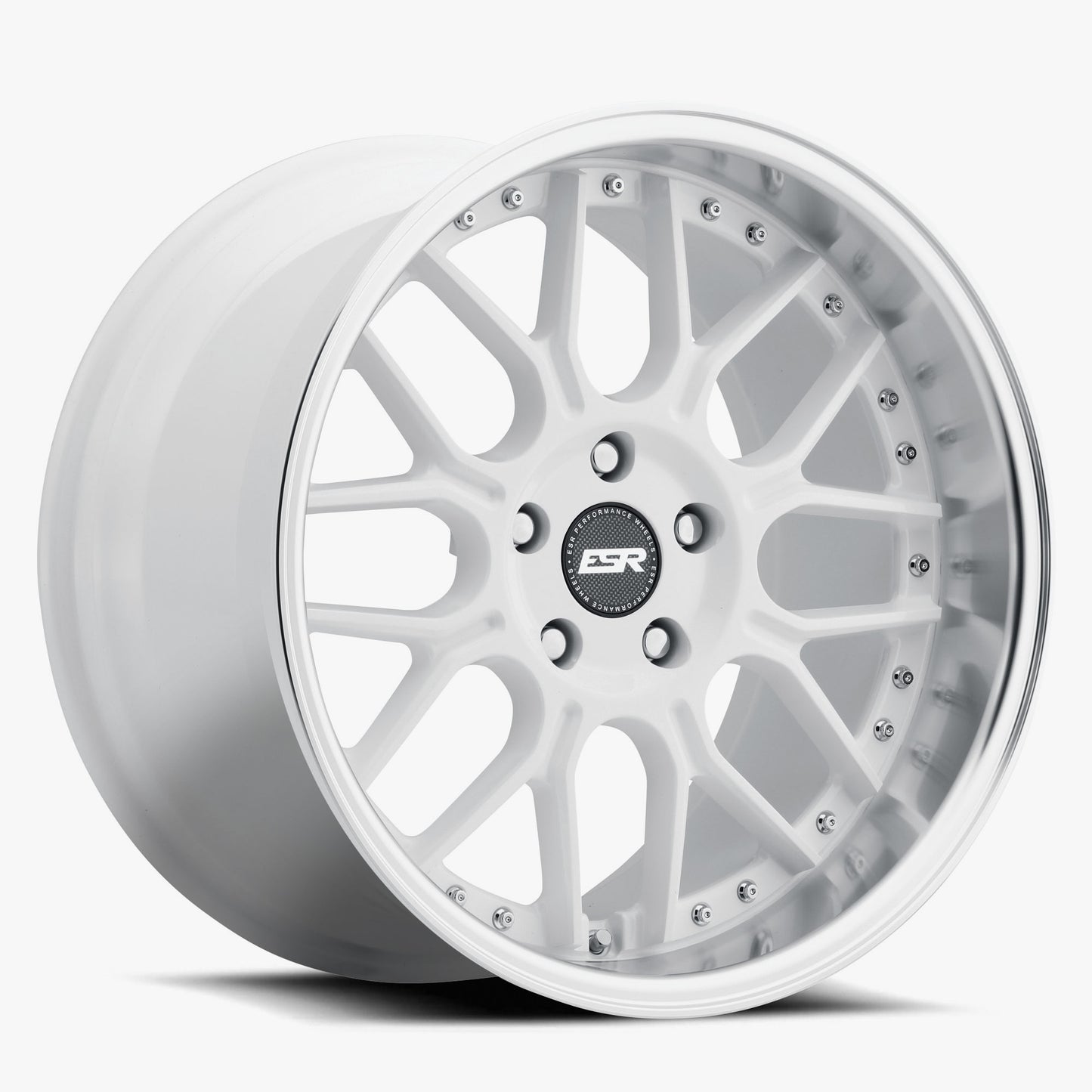 18X8.5 5X114.3 +35 72.56 GLOSS WHITE MACHINE LIP CS18
