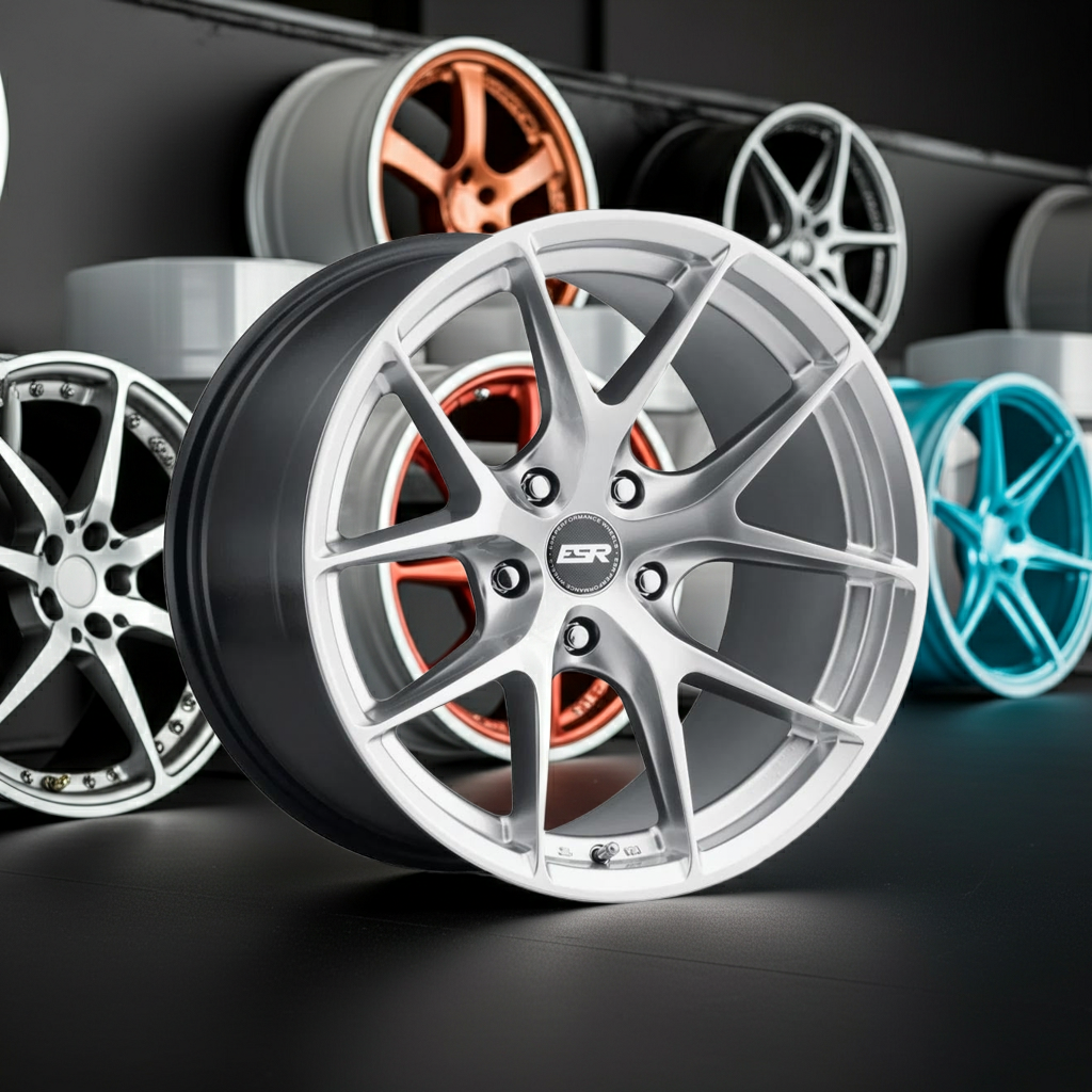 18X9.5 5X114.3 (Custom Drill) +35 66.6 HYPER SILVER RF2 89551235 RF2HS