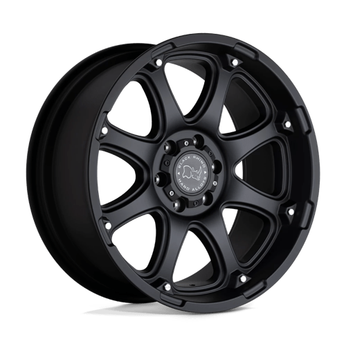 Black Rhino Hard Alloys GLAMIS MATTE BLACK 17X9 6X5.5 ET +12 CB 112.1