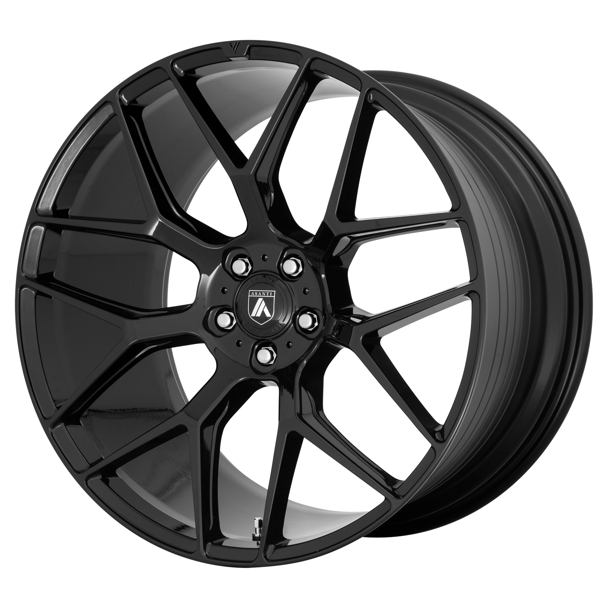 Asanti Black ABL-27 DYNASTY GLOSS BLACK 22X10.5 5X112 ET +35 CB 72.56