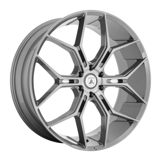 Asanti Black ABL-38 MONARCH TRUCK TITANIUM BRUSHED 24X10 6X5.5 ET +20 CB 106.1