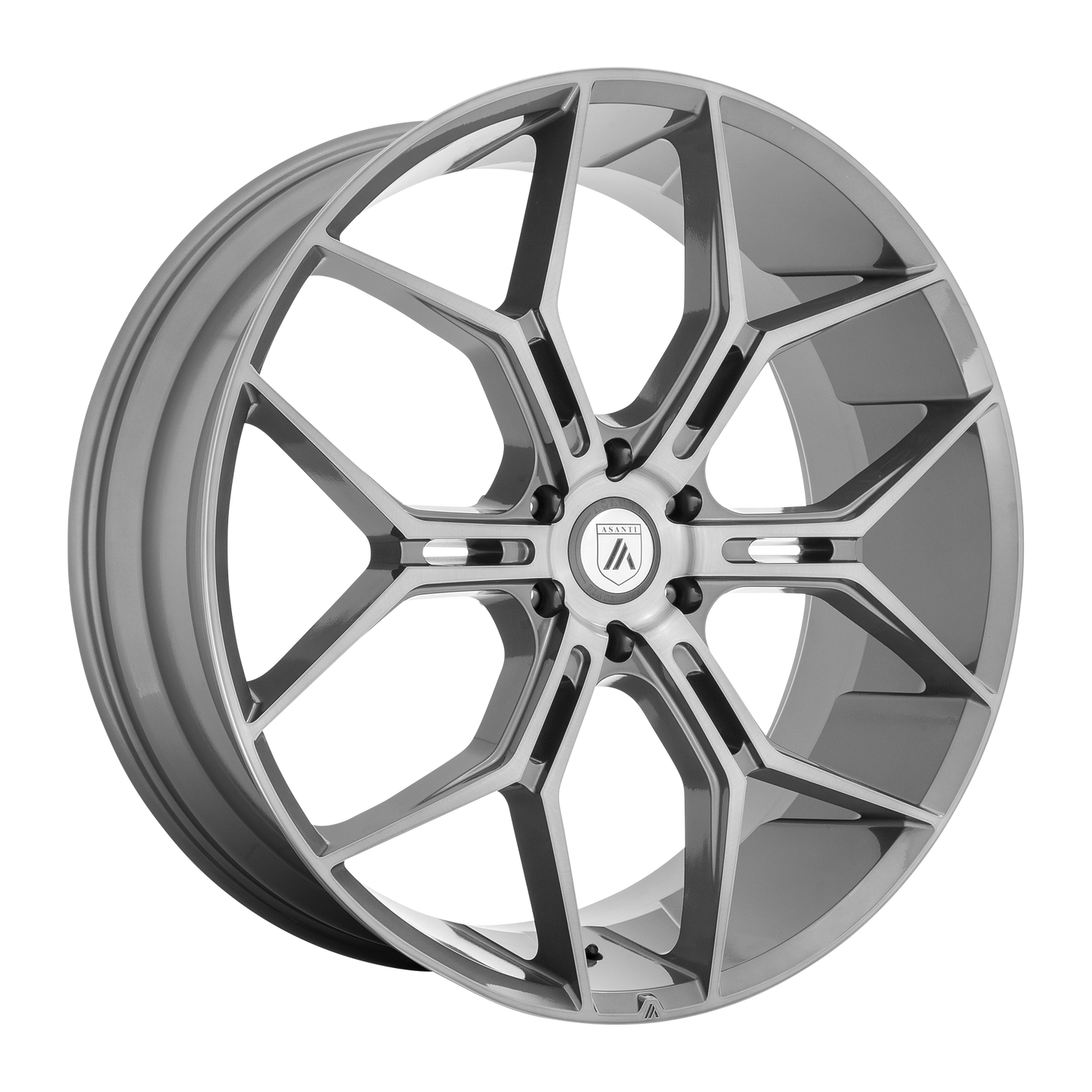 Asanti Black ABL-38 MONARCH TRUCK TITANIUM BRUSHED 22X9.5 6X5.5 ET +20 CB 106.1