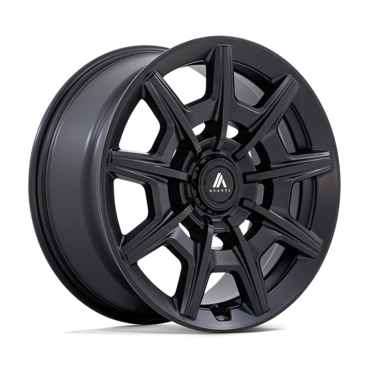 Asanti Black AB041 ESQUIRE SATIN BLACK GLOSS BLACK FACE 22X9 5X112/120 ET +35 CB 74.1