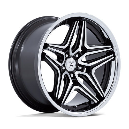 Asanti Black AB046 DUKE GLOSS BLACK MACHINED 22X9 5X120 ET +15 CB 74.1