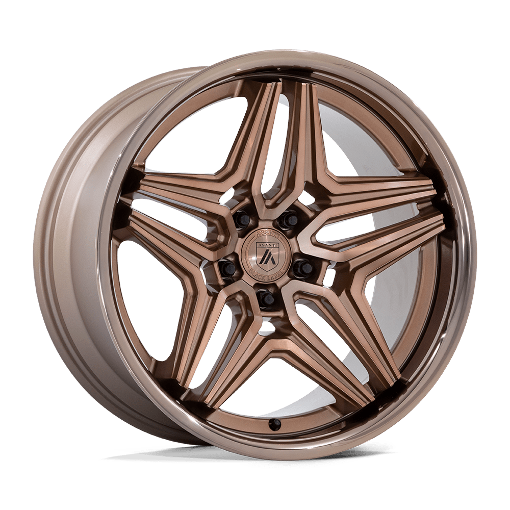 Asanti Black AB046 DUKE PLATINUM BRONZE 20X9 BLANK ET +15 CB 72.56
