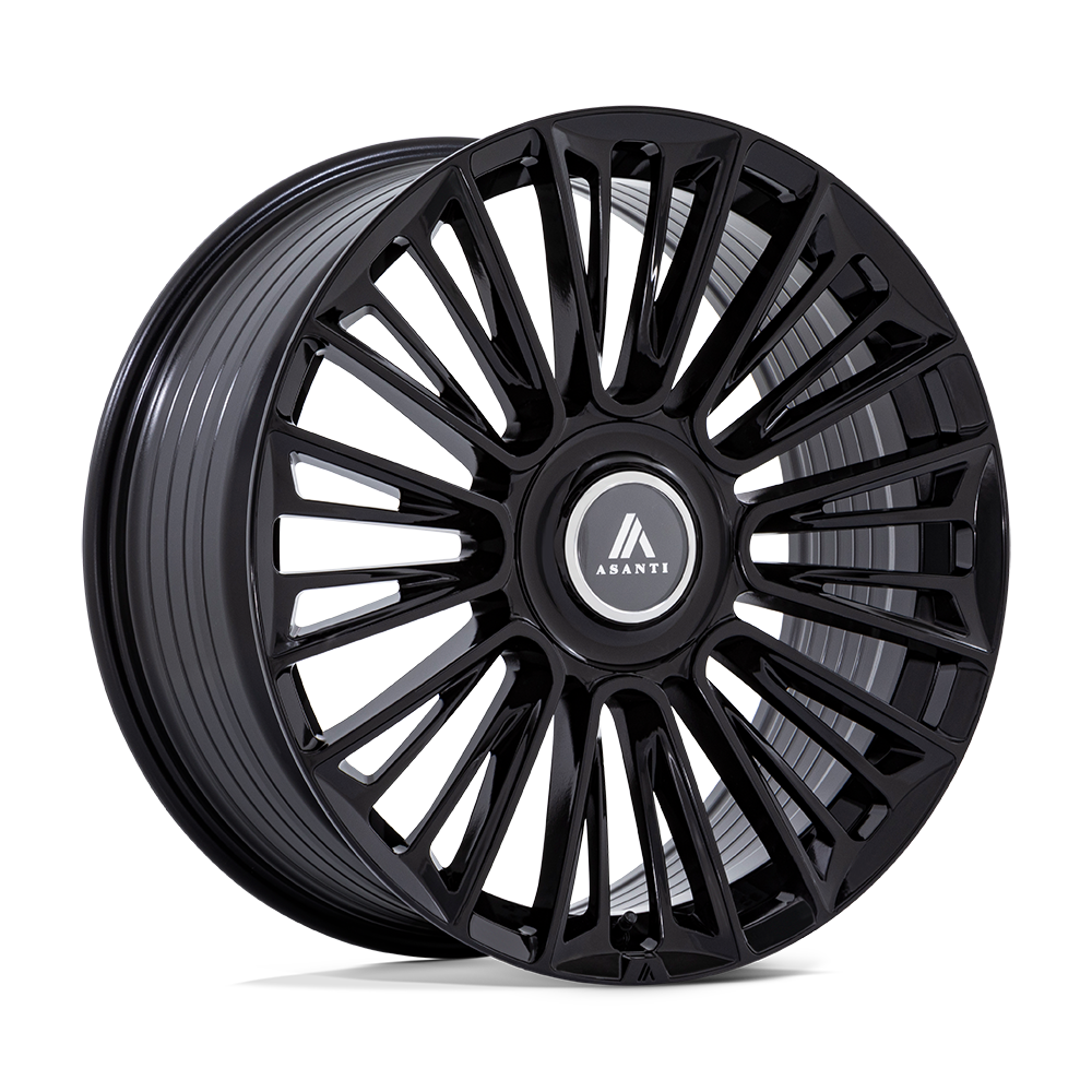 Asanti Black AB049 PREMIER GLOSS BLACK 24X10 6X135/5.5 ET +30 CB 100.3