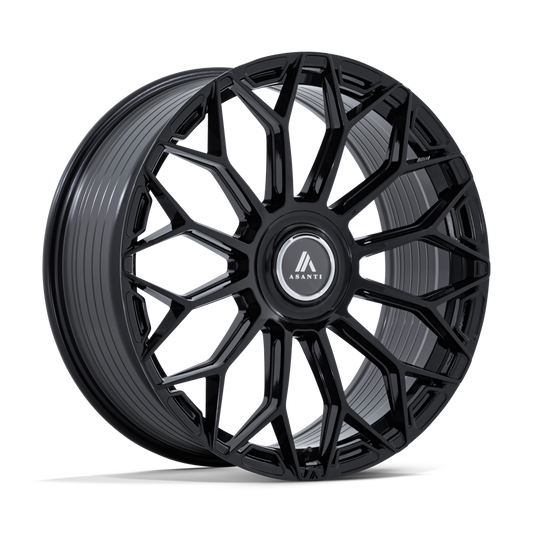 Asanti Black AB051 ENVOY GLOSS BLACK 24X10 6X5.5 ET +20 CB 78.1