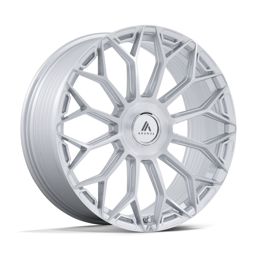 Asanti Black AB051 ENVOY GLOSS SILVER W/ BRUSHED FACE 20X9 5X112/120 ET +20 CB 72.56