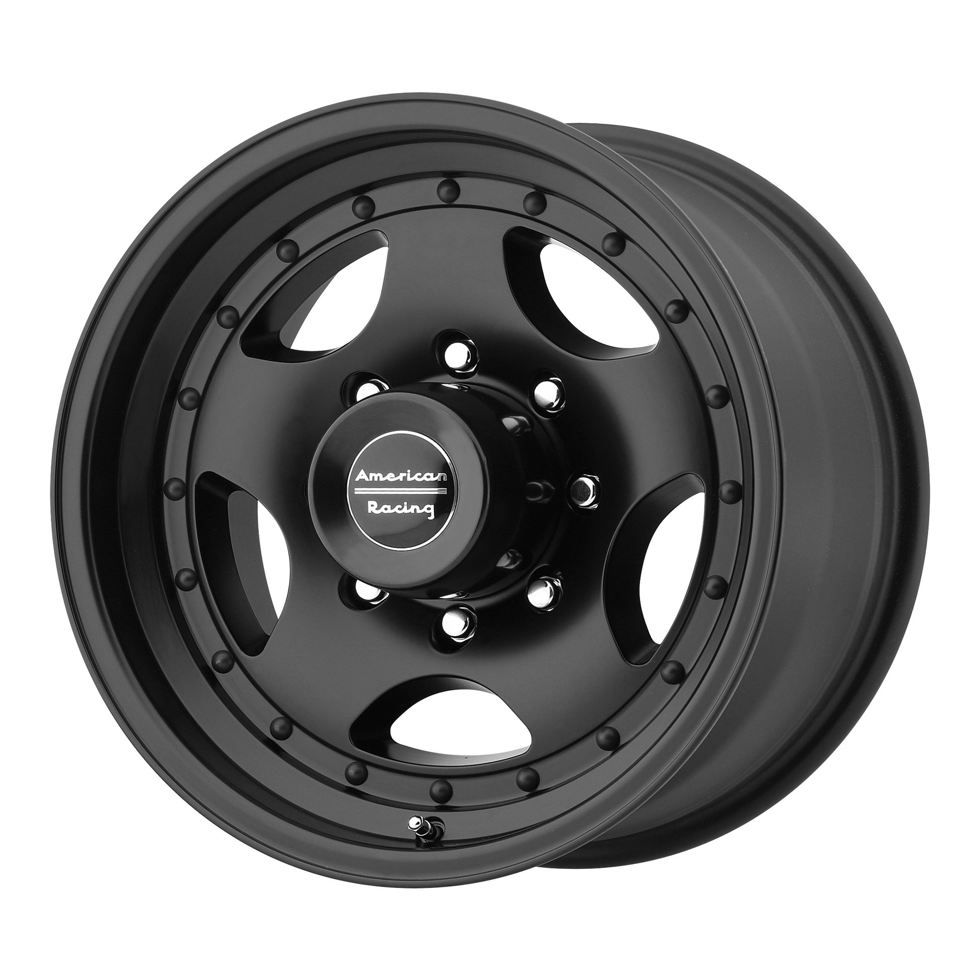 American Racing AR23 SATIN BLACK 15X8 6X5.5 ET -19 CB 108