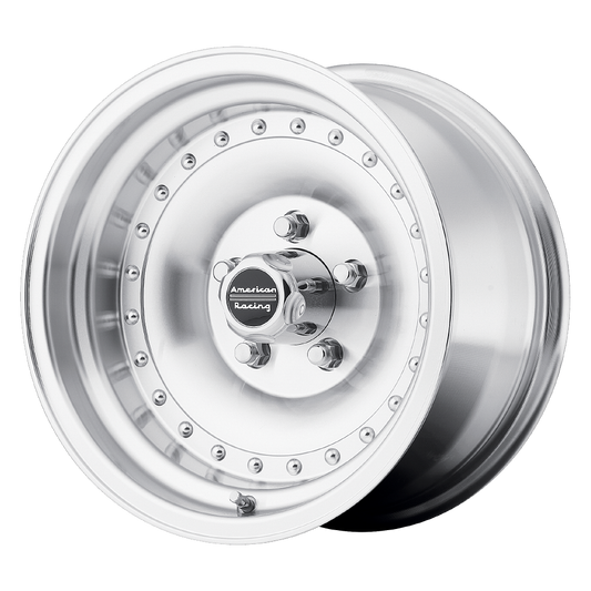 American Racing AR61 OUTLAW I MACHINED W/ CLEAR COAT 15X8 5X4.5 ET -19 CB 83.06
