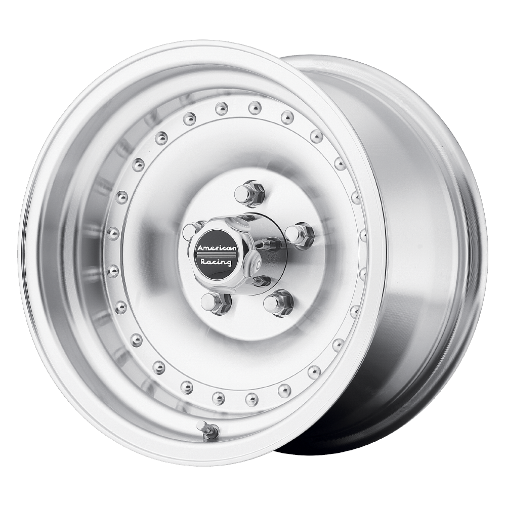 American Racing AR61 OUTLAW I MACHINED W/ CLEAR COAT 15X10 5X5.5 ET -38 CB 108