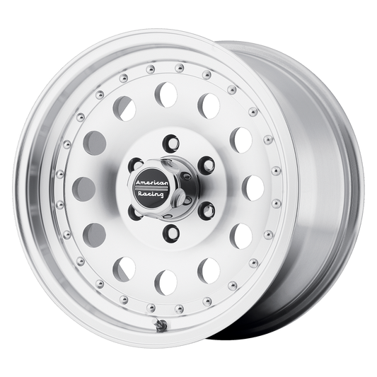 American Racing AR62 OUTLAW II MACHINED W/ CLEAR COAT 15X8 5X5.0 ET -19 CB 83.06