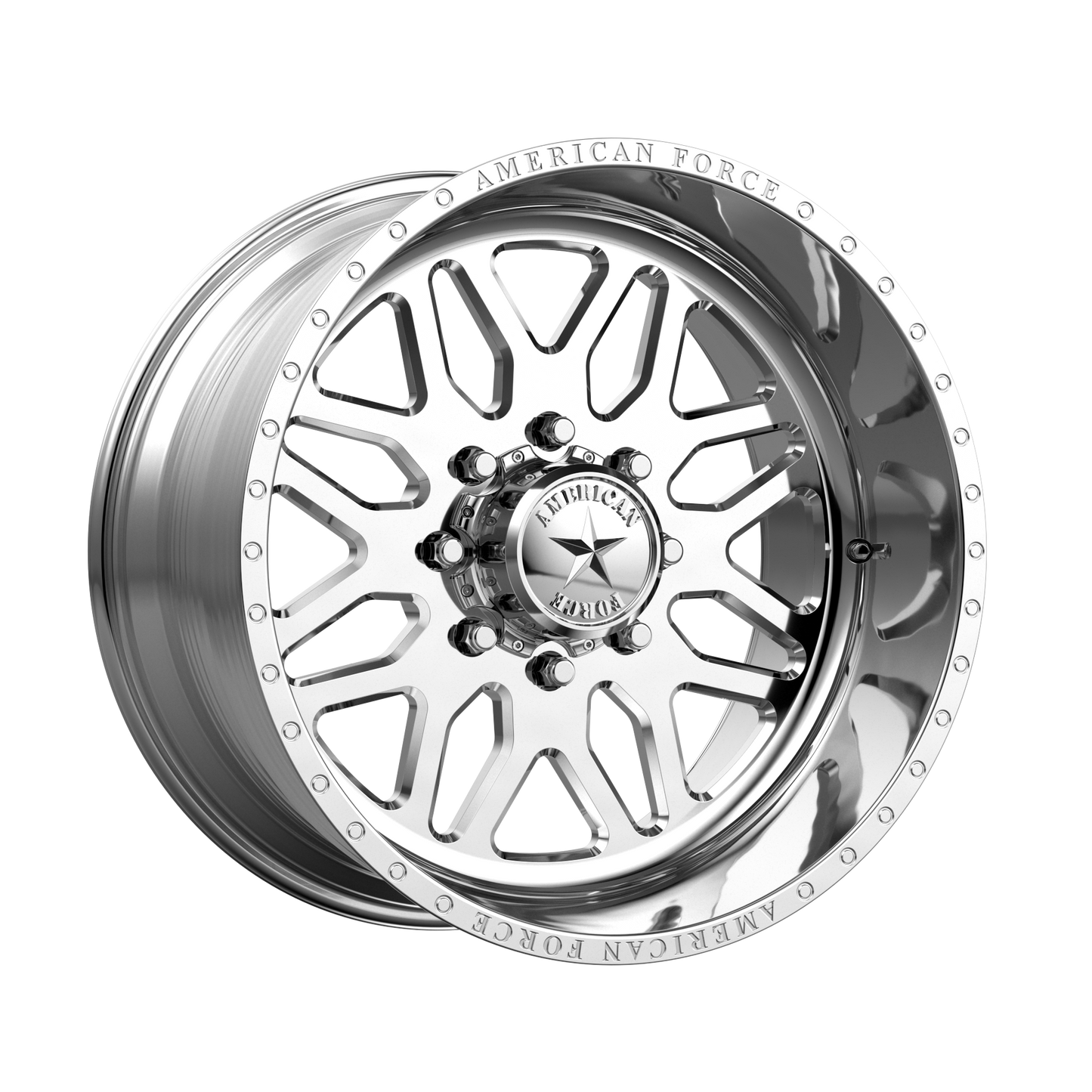 American Force AFW TRAX SS POLISHED 24X12 6X5.5 ET -40 CB 78.1