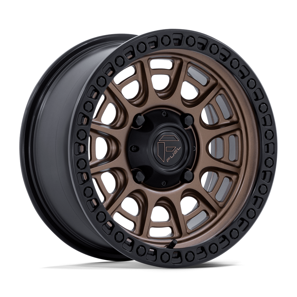 Fuel UTV FV832 CYCLE UTV MATTE BRONZE W/ MATTE BLACK LIP 15X7 4X110 ET +10 CB 79.4