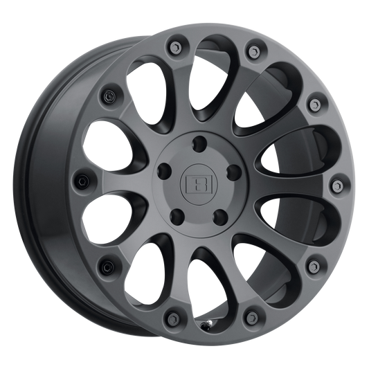 Level 8 IMPACT MATTE BLACK 16X8.5 6X132 ET +12 CB 74.5