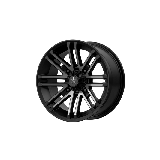 MSA Offroad Wheels M40 ROGUE UTV SATIN BLACK W/ TITANIUM TINT 14X7 4X110 ET +10 CB 86