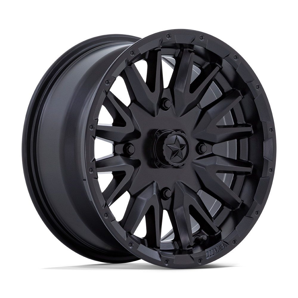 MSA Offroad Wheels M49 CREED UTV MATTE BLACK 24X7 4X156 ET +0 CB 115.1