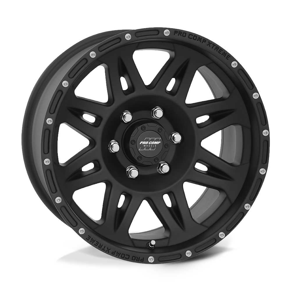 Pro Comp Alloys PA5 TORQ FLAT BLACK 17X9 5X4.5 ET -6 CB 78.1