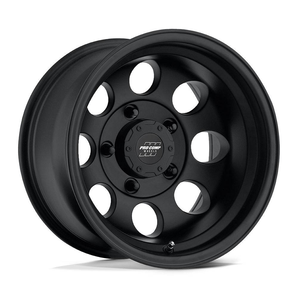 Pro Comp Alloys PA69 VINTAGE FLAT BLACK 17X9 5X5.0 ET -6 CB 78.1