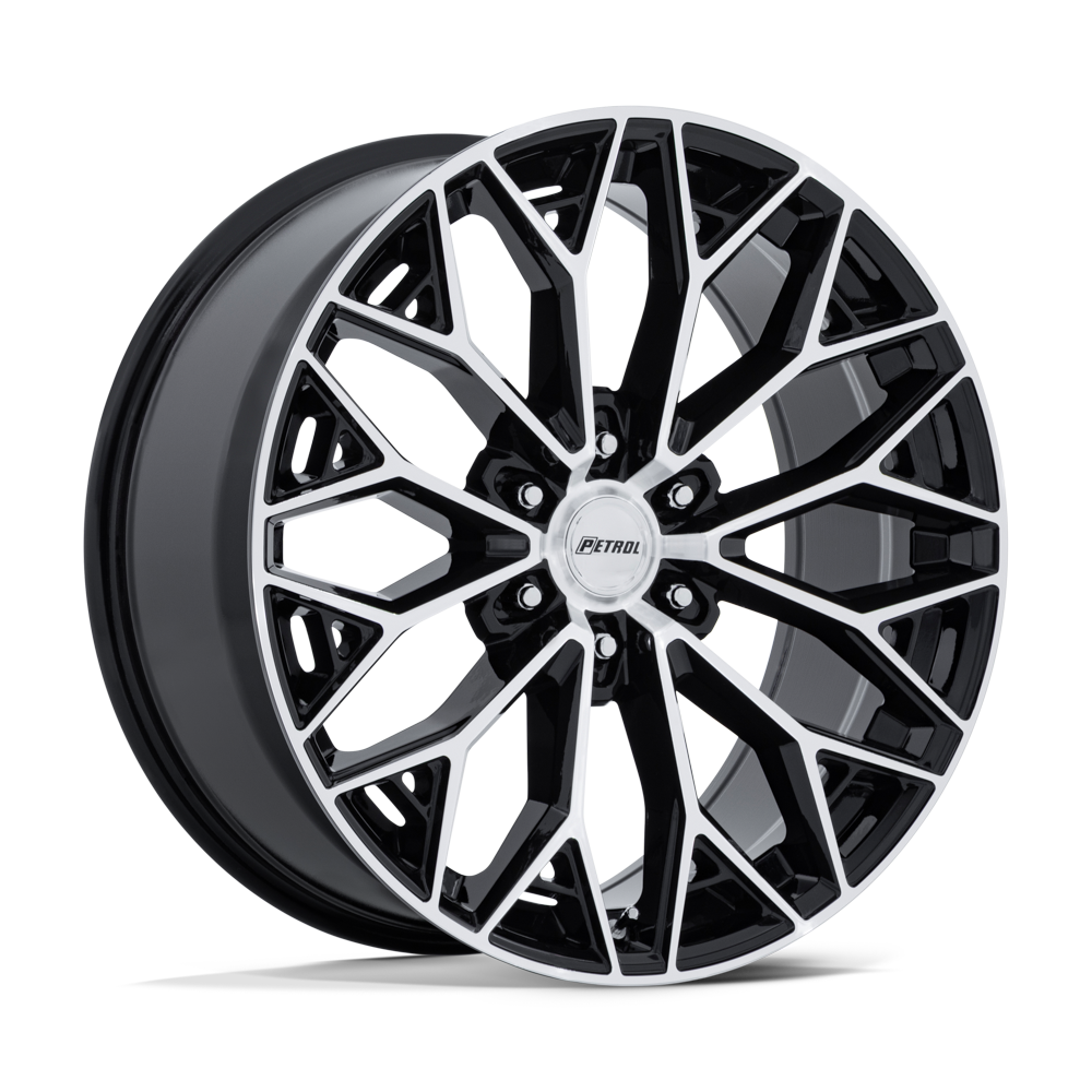 Petrol PE006 P5E GLOSS BLACK MACHINED 20X9.5 6X135 ET +30 CB 87.1