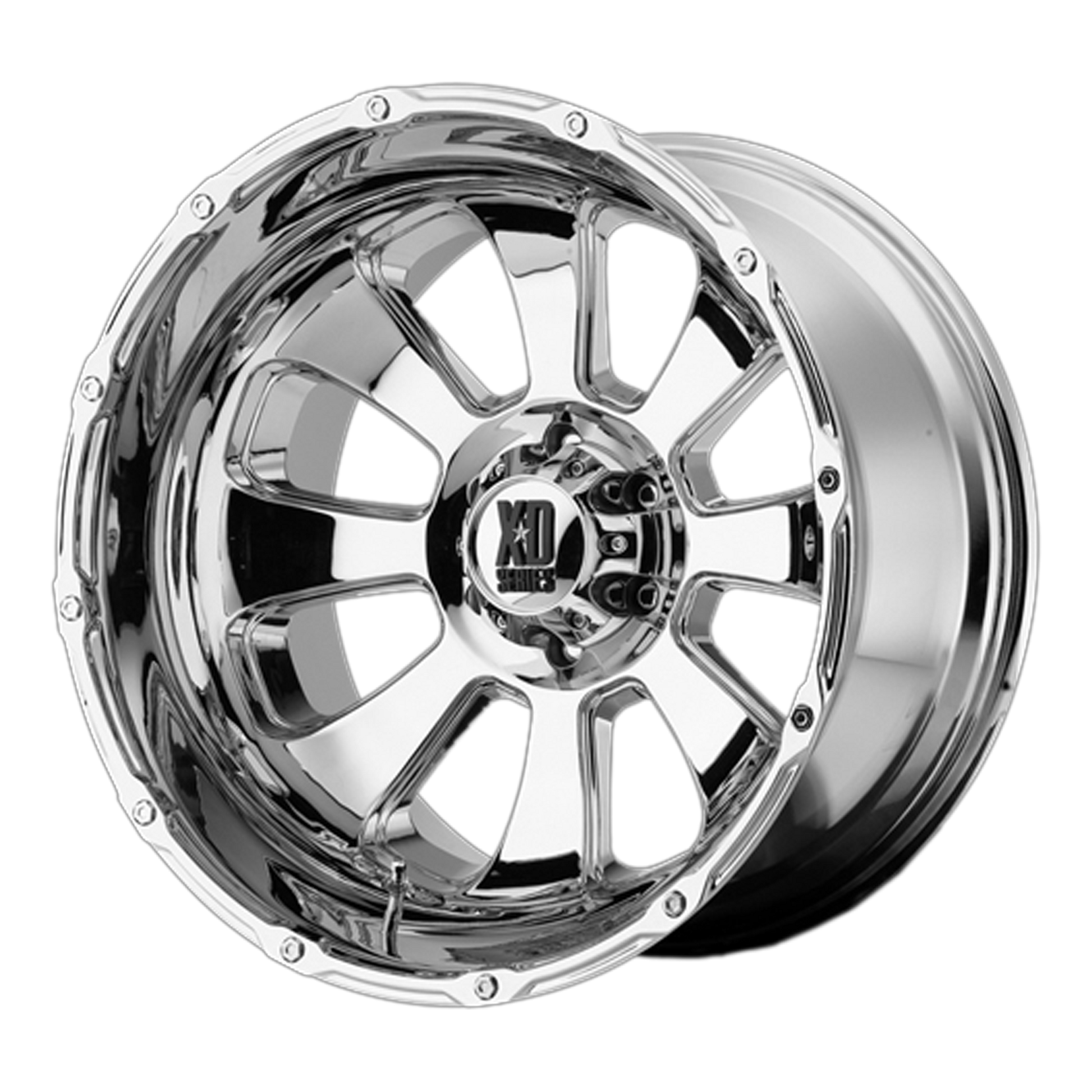XD XD799 ARMOUR CHROME 20X9 8X6.5 ET -12 CB 125.1