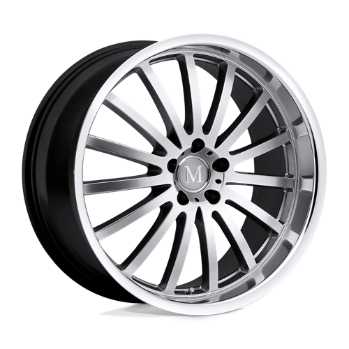 Mandrus MILLENIUM HYPER SILVER W/ MIRROR CUT LIP 19X9.5 5X112 ET +25 CB 66.56