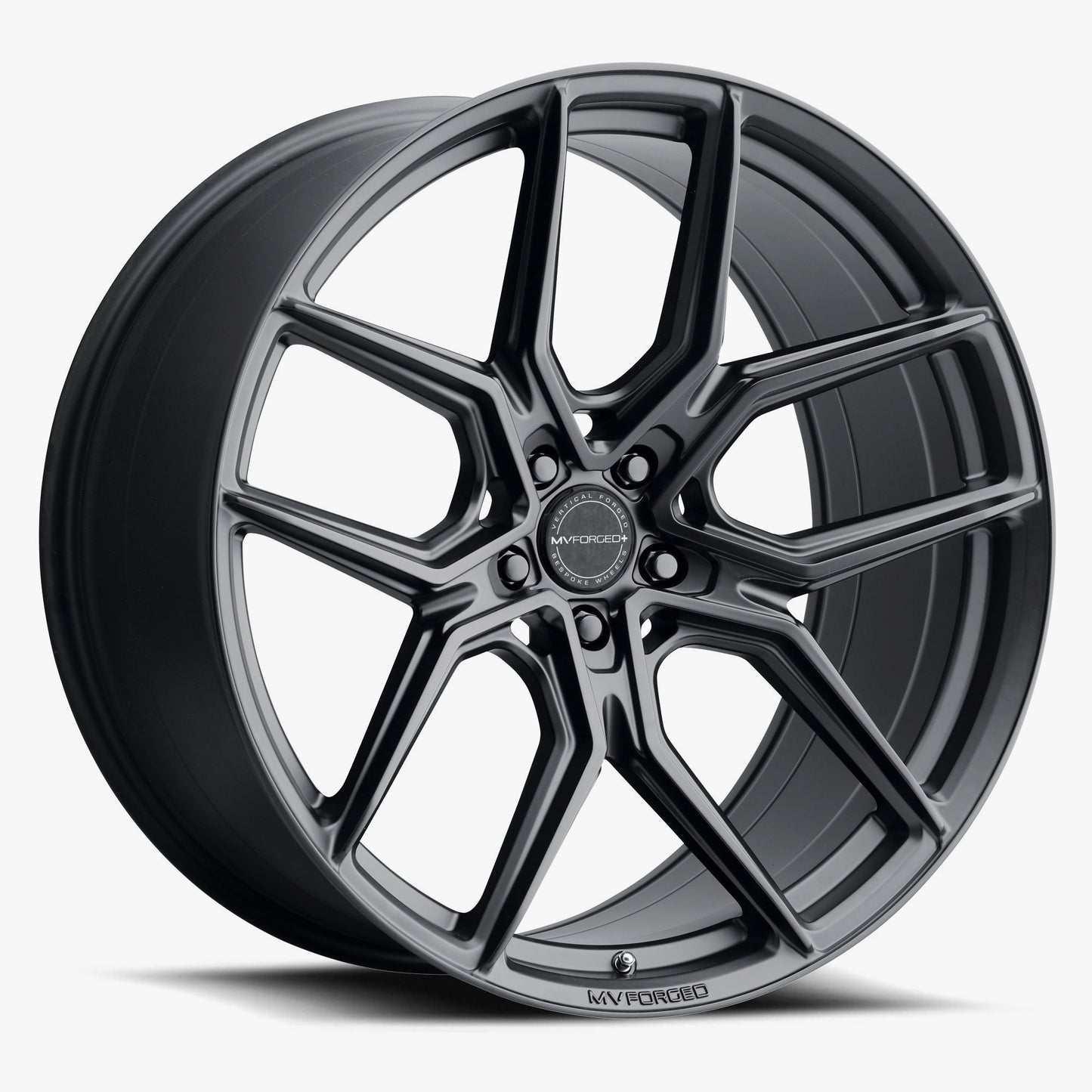 20X10.0 5X112 +20 SATIN BLACK MVF5 01051220 MVF5SBLK-P2