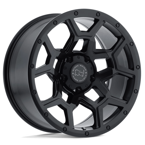 Black Rhino Hard Alloys OVERLAND MATTE BLACK 17X8 5X120 ET +35 CB 76.1