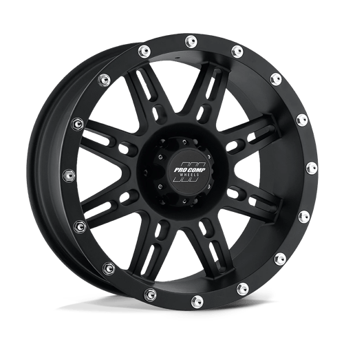 Pro Comp Alloys PA31 STRYKER FLAT BLACK 17X9 5X5.5 ET -6 CB 108