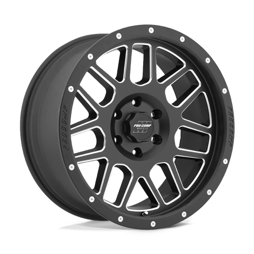 Pro Comp Alloys PA40 VERTIGO SATIN BLACK MILLED 18X9 6X5.5 ET +0 CB 108
