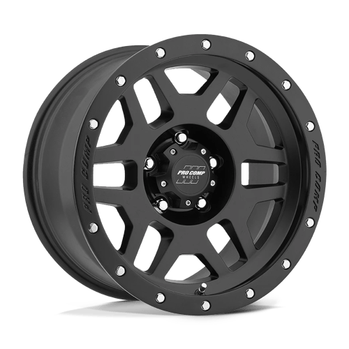 Pro Comp Alloys PA41 PHASER SATIN BLACK 17X9 5X5.0 ET -6 CB 83.06