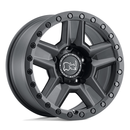 Black Rhino Hard Alloys RAVINE MATTE BLACK 17X8.5 6X4.5 ET +35 CB 76.1