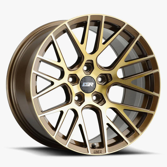 18X10.5 5X108 (CUSTOM DRILL) +22 72.56 GLOSS BRUSHED BRONZE RF11 80551422 RF11BCB 5X108