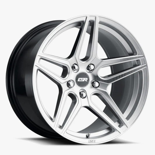 CUSTOM DRILL RF15 19X9.5 -15 67.1 BRUSHED HYPER SILVER..PCD:..(-15 TO +35) OFFSET : 995111CC RF15BHS