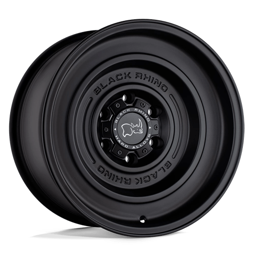 Black Rhino Hard Alloys SOLID MATTE BLACK 17X9.5 5X5.0 ET -18 CB 71.5