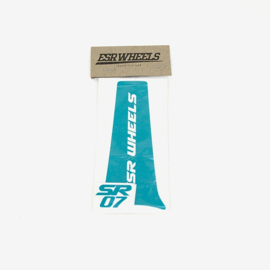 SUPREME TEAL SR07 SPOKE DECALS