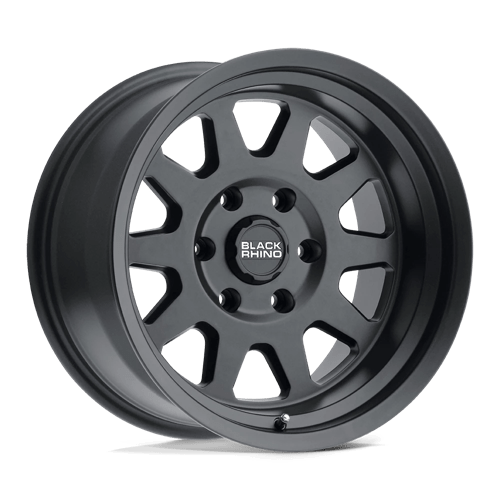 Black Rhino Hard Alloys STADIUM MATTE BLACK 16X8 5X5.5 ET -10 CB 78.1