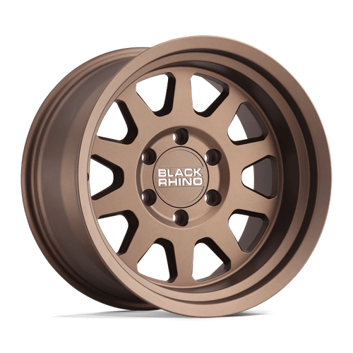 Black Rhino Hard Alloys STADIUM MATTE BRONZE 16X8 6X5.5 ET -10 CB 112.1