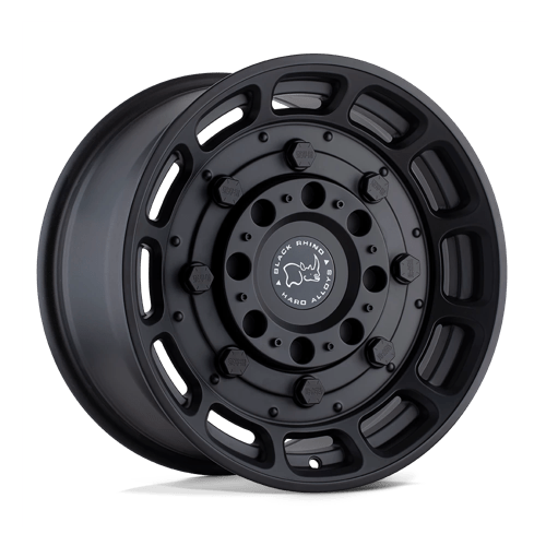 Black Rhino Hard Alloys WARTHOG MATTE BLACK 17X8.5 5X5.0 ET +0 CB 71.5