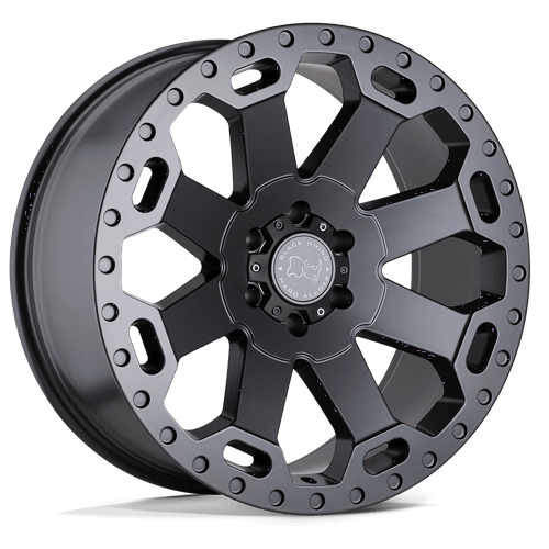 Black Rhino Hard Alloys WARLORD MATTE GUNMETAL 17X8 5X120 ET +35 CB 76.1