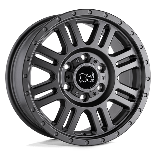 Black Rhino Hard Alloys YELLOWSTONE MATTE GUNMETAL 17X8 6X130 ET +38 CB 84.1