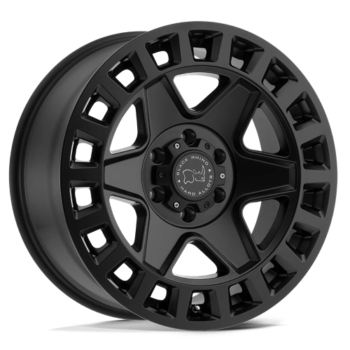 Black Rhino Hard Alloys YORK MATTE BLACK 17X8 5X120 ET +35 CB 76.1